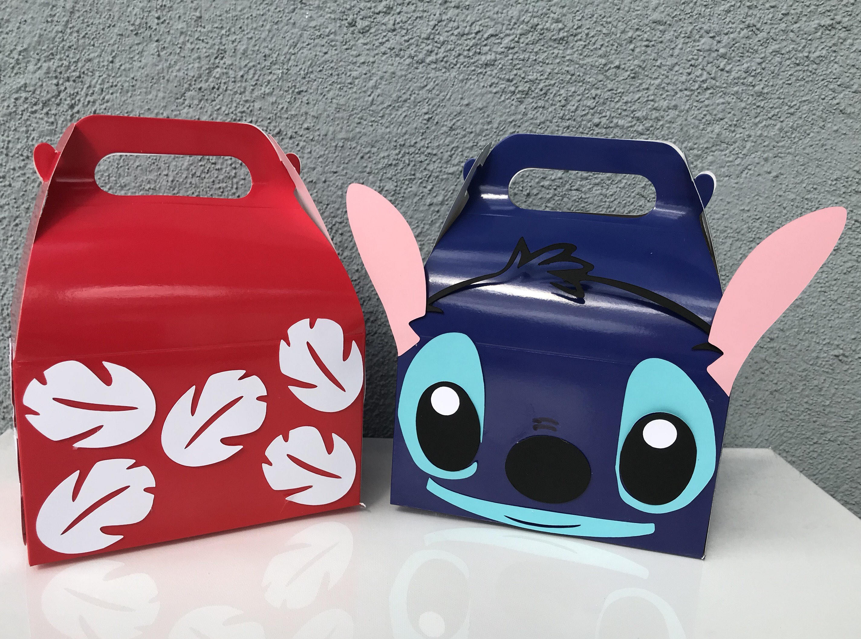 Disney Lilo&Stitch Party Favors Bags Plastic Blue Stitch Pink