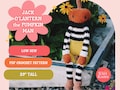 Jack O'Lantern Crochet Pattern, Pumpkin Man Plushy, Crochet Pumpkin Plushie, Crochet Pumpkin Man, Halloween Crochet Pattern, Pumpkin Crochet
