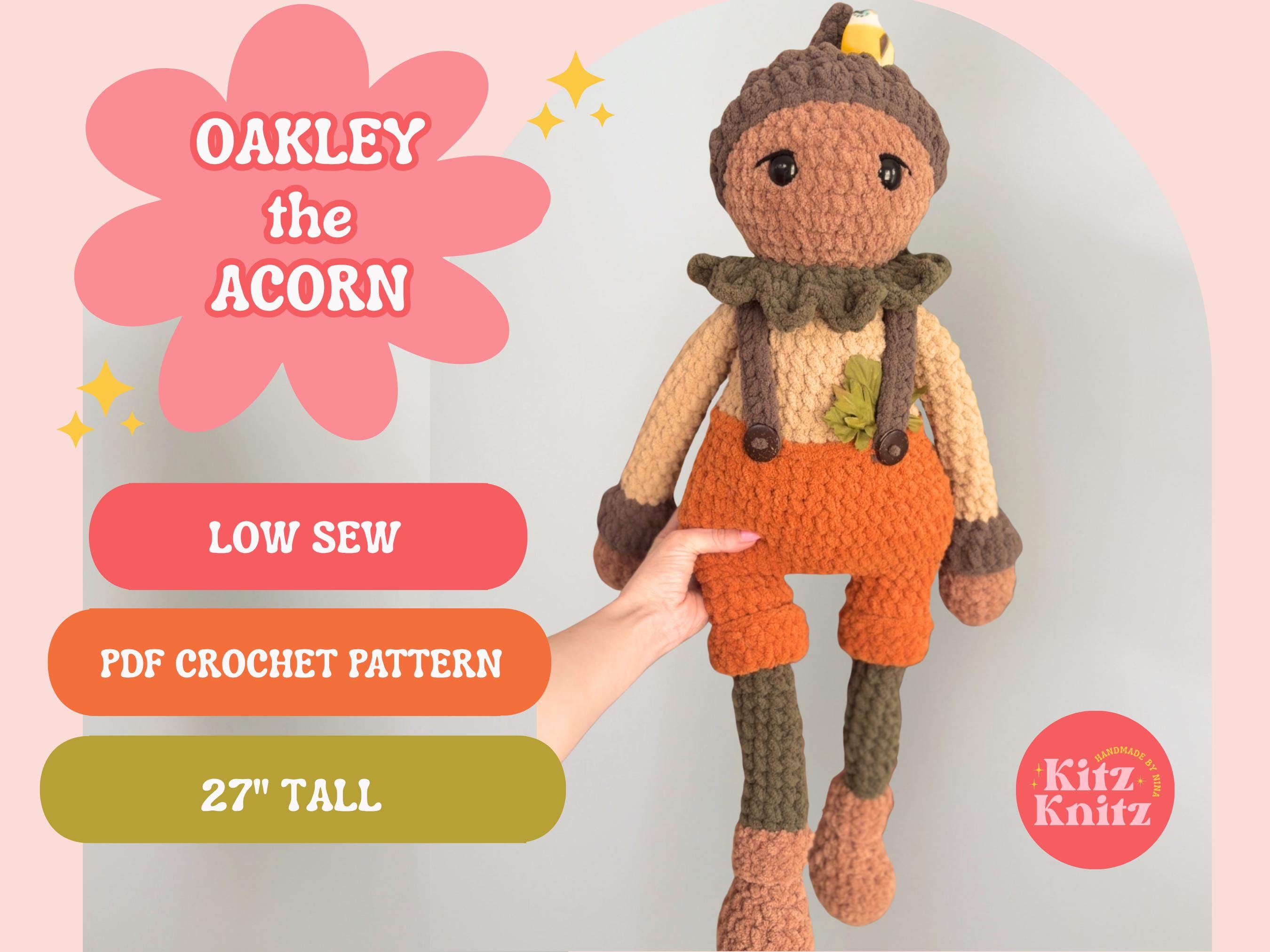 Oakley the Acorn Plushy Crochet