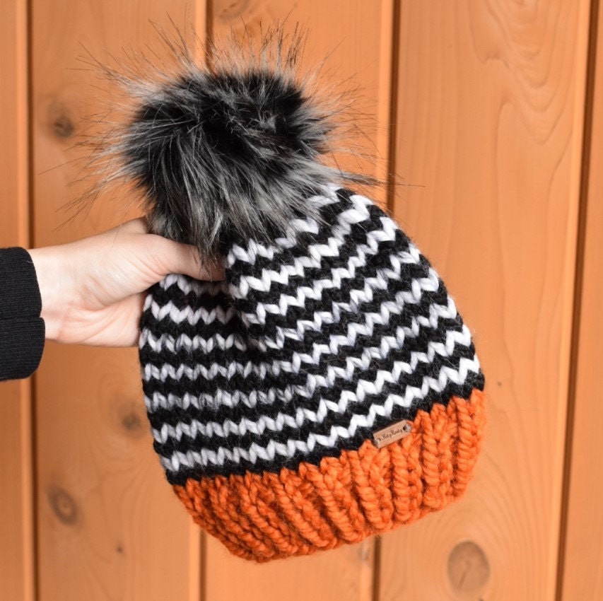 Halloween striped baby hat newborn halloween hat baby Etsy