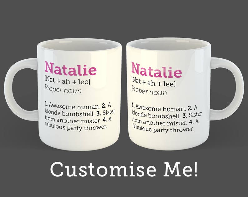 Personalised Mugs Personalised Name Mug Funny Mugs Etsy Australia