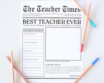 Teacher Appreciation Week Printable, Thank You Gift For Teachers