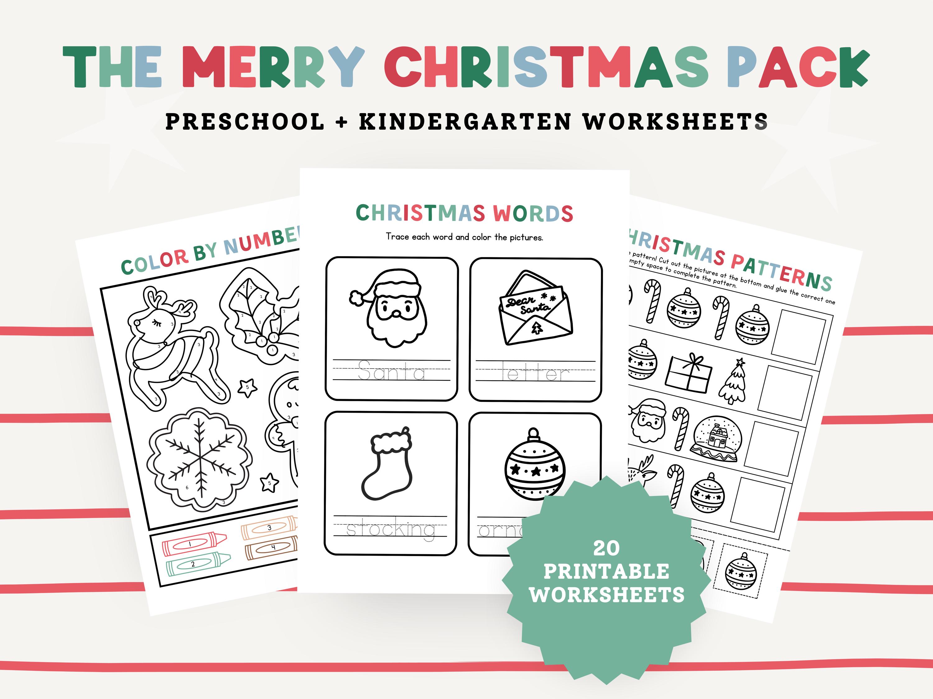 Kindergarten Reading Worksheets Bundle PDF: Simple Sentences