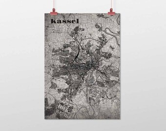 Kassel - A4 / A3 - print - OldSchool
