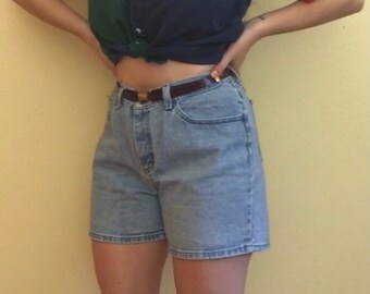80s shorts denim