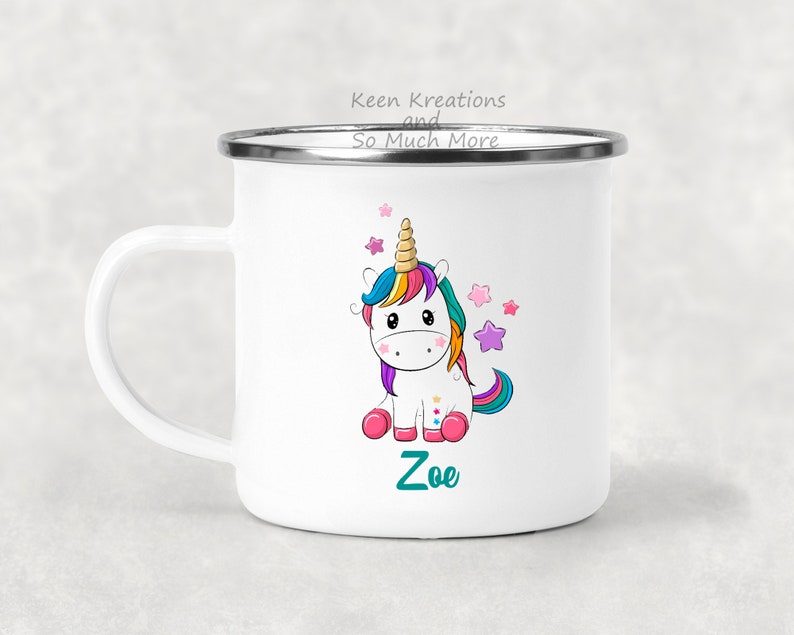 kids enamel mug