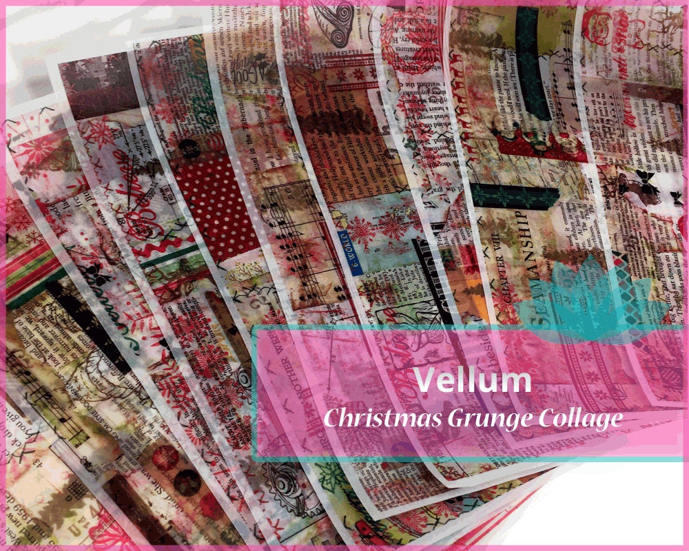 10 Sheets Colored Vellum Paper for Scrapbook Paper, Decorative