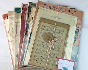 Premium Antique  Music Sheet Lot 30+ Pages and Co from Early 1900's