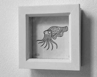 The Cuttlefish Galaxy - Orignal Drawing