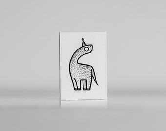 The Tiny Dinosaur Card - 'Happy birthday'