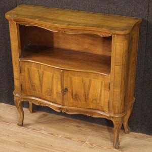Sideboard two doors furniture cabinet vintage in inlaid wood antique style 900