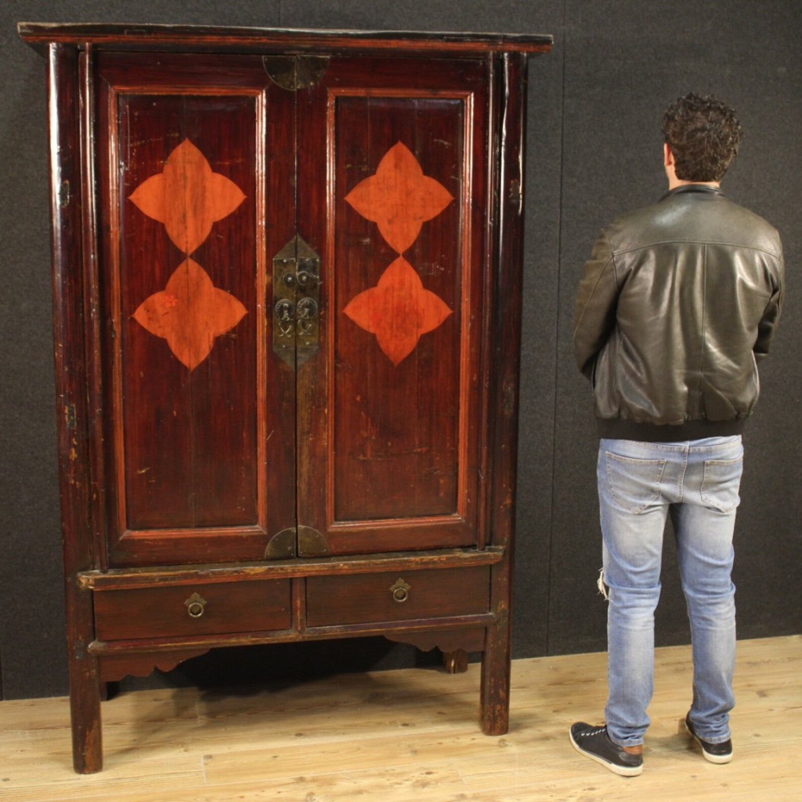 Wardrobe furniture armoire in exotic wood antique style Etsy