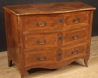 Commode dresser antique style Louis XV furniture chest of drawers in wood 900