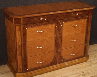 Chest of drawers furniture in wood antique style commode dresser bedroom