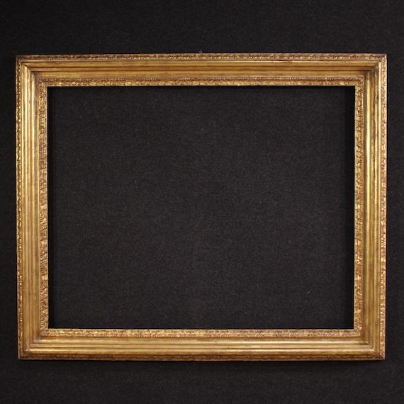 Great golden frame furniture mirror painting in wood antique style 20th century