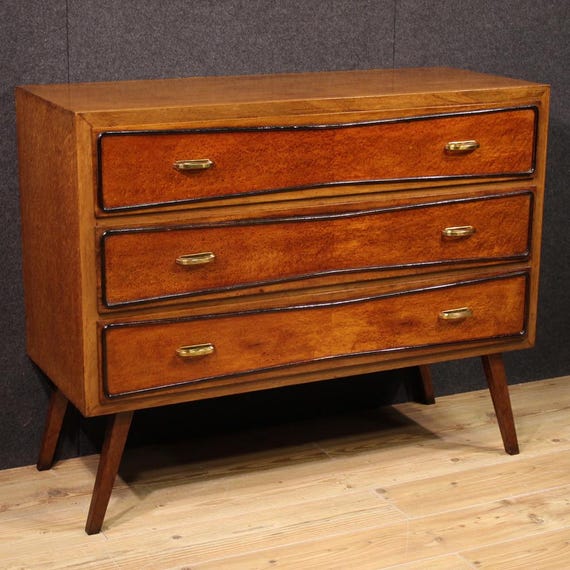 Commode Italian chest of drawers modern design 3 drawers dresser 20th century