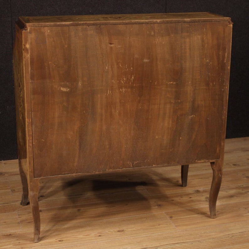 Italian bureau in inlaid wood