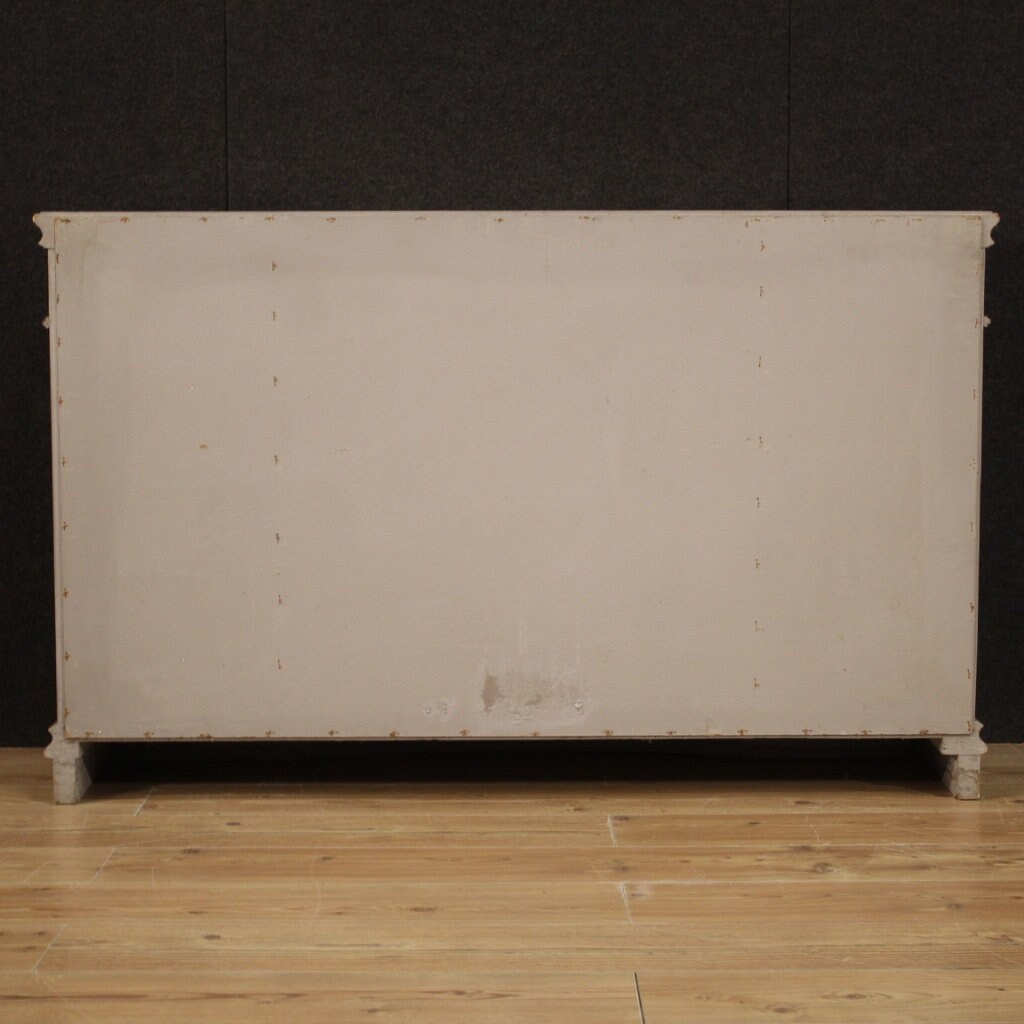 Lackiert Anrichte bemalt Möbel Blumen Antik Stil 3 Schubladen | Etsy