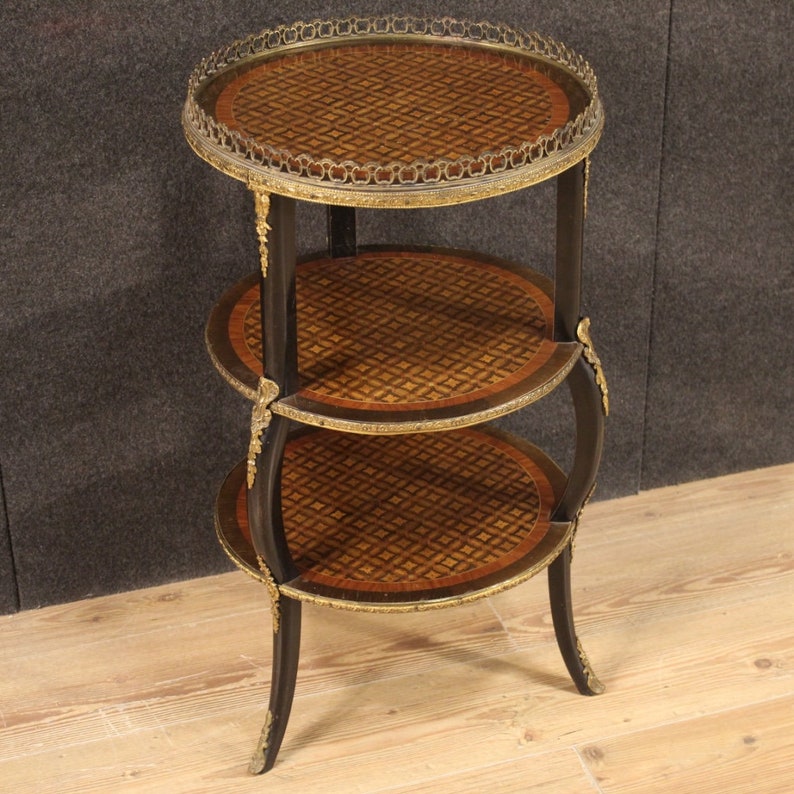 Antique coffee table living room furniture inaild Naponeon III 1 Antique coffee table living room furniture inaild Naponeon III 1