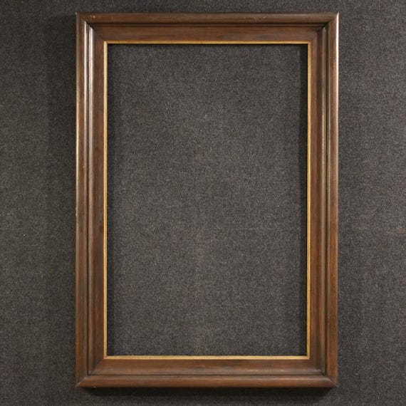 Dutch frame in wood furniture mirror painting antique style 20th century