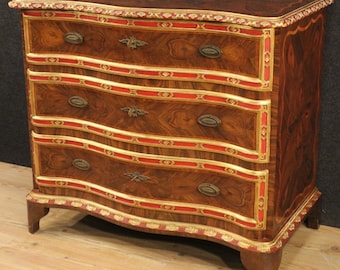 Genoese inlaid chest of drawers from 20th century