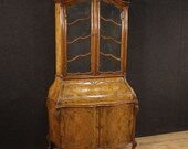 Trumeau furniture cabinet vitrine bureau desk in wood antique style living room