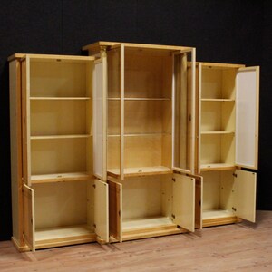 Italian bookcase in wood from 20th century image 7