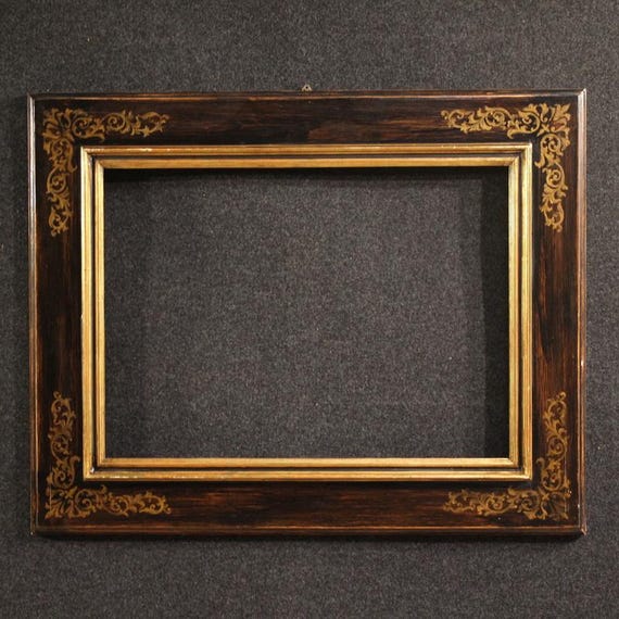 20th century Tuscan painted and gilded wood frame
