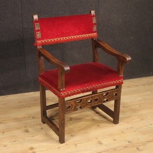Antique armchair furniture in walnut wood chair living room 800 19th century