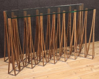 Dukmi Chun Konsolenmöbel Design moderner Tisch Kristall Stahl Holz 2010