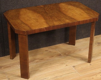 Couchtisch Möbel Tisch Wohnzimmer antik Stil Art Deco Walnuss Holz