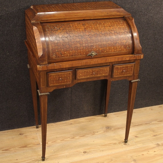 Bureau meubelbureau houten antieke - Etsy