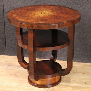 Art deco side table living room furniture vintage art 20th century Italian