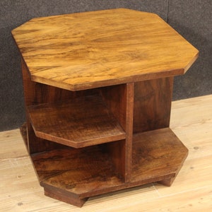Couchtisch Möbel Tisch Wohnzimmer Design Walnuss Holz Modern Vintage