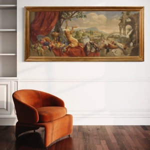 Great still life signed oil painting on canvas landscape painting 20th century