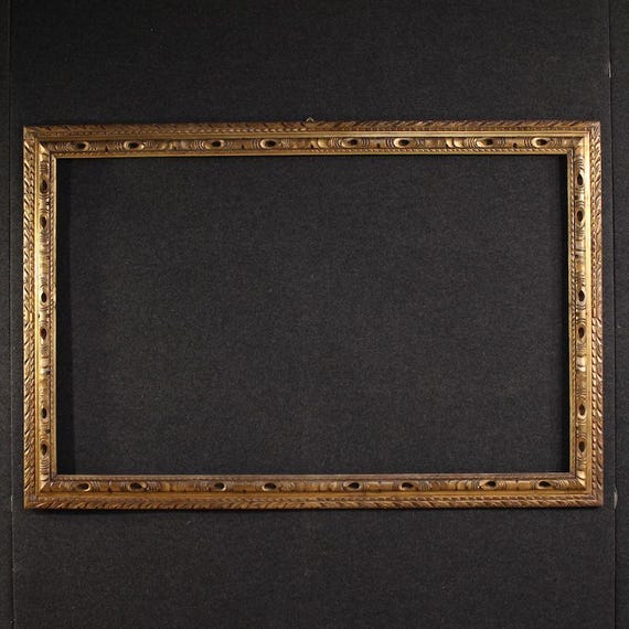 Great gold Italian frame furniture in wood antique style mirror 20th century