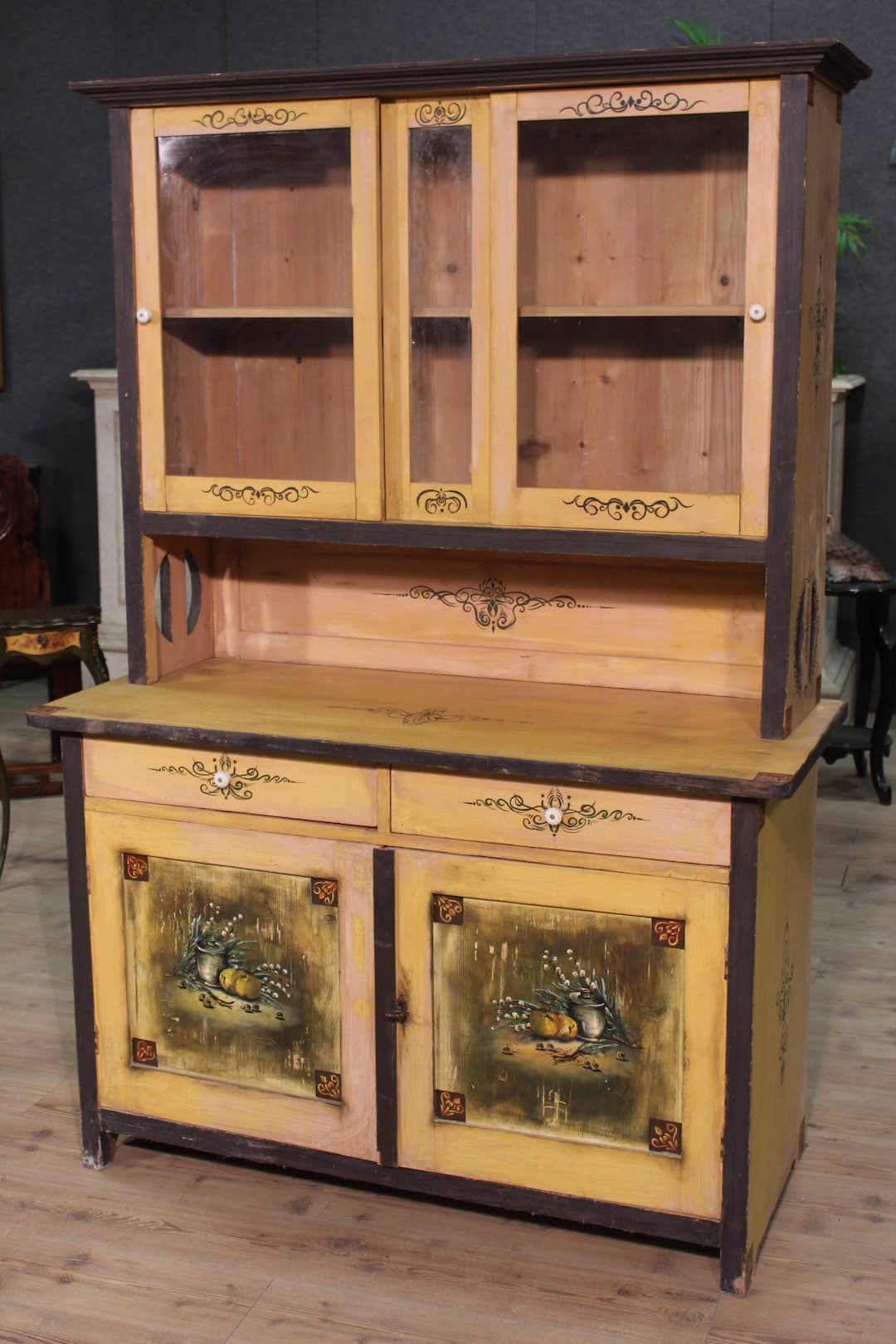 Eastern Europe Hand Painted Wooden Cupboard - Etsy, image size:1080x1620