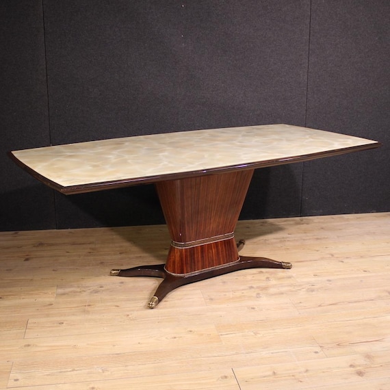 Great Italian dining table modern furniture design Fratelli Rigamonti Desio