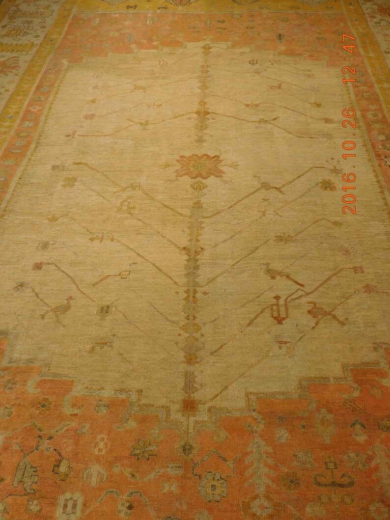 Antique Turkish Carpet. 10'x 17' Etsy