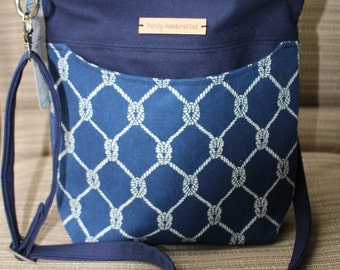 KEAKIA Marine Nautical Pattern With Blue Items Round Crossbody Bag Shoulder Sling Bag Handbag Purse Satchel Shoulder Bag for Kids Women KEAKIA Marine Nautical Pattern With Blue Items Round Crossbody Bag Shoulder Sling Bag Handbag Purse Satchel Shoulder Bag for Kids Women