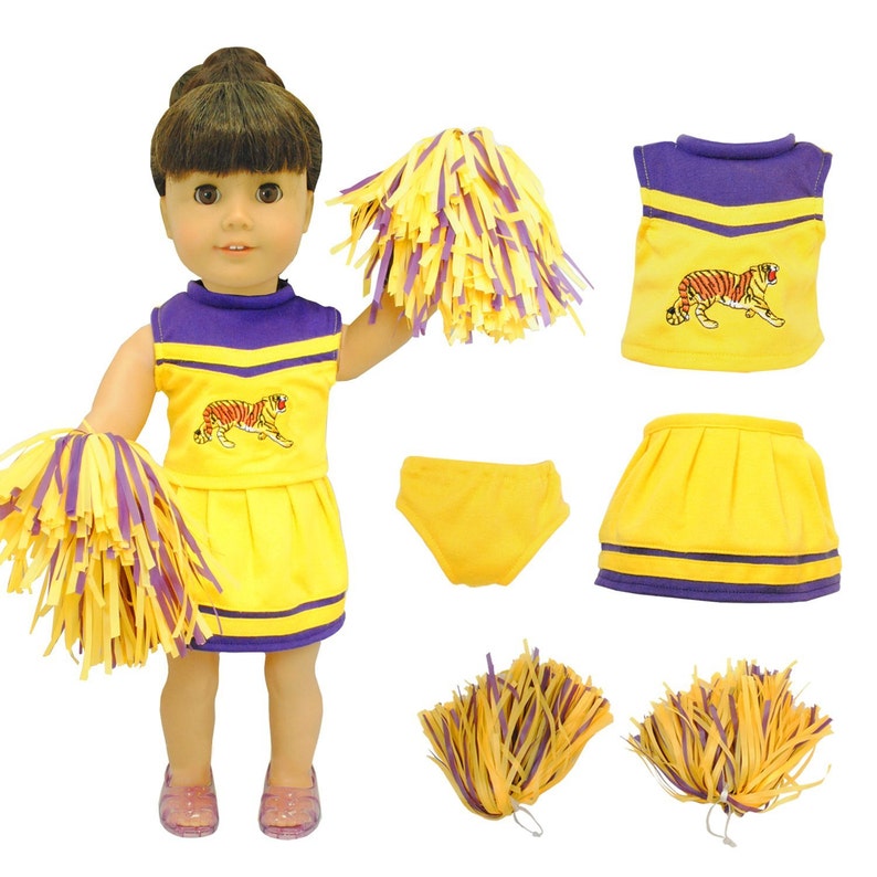 Cheerleader Uniform Outfit for 18 Inch Dolls Etsy