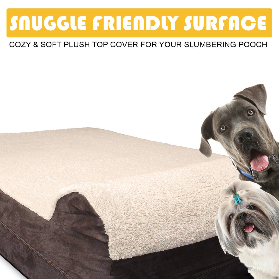 7inch Thick High Grade Orthopedic Memory Foam Dog Bed With Etsy