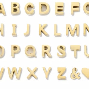 Charmes / Letre / Initialen / Bedels kort / buchstaben aanhangen / buchstaben voor armband