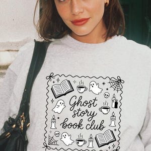Geest illustratie png Halloween Reader cadeauschets digitale download Ghost afdrukbare Halloween Fan Spectre PNG boekafbeelding Cartoon licht
