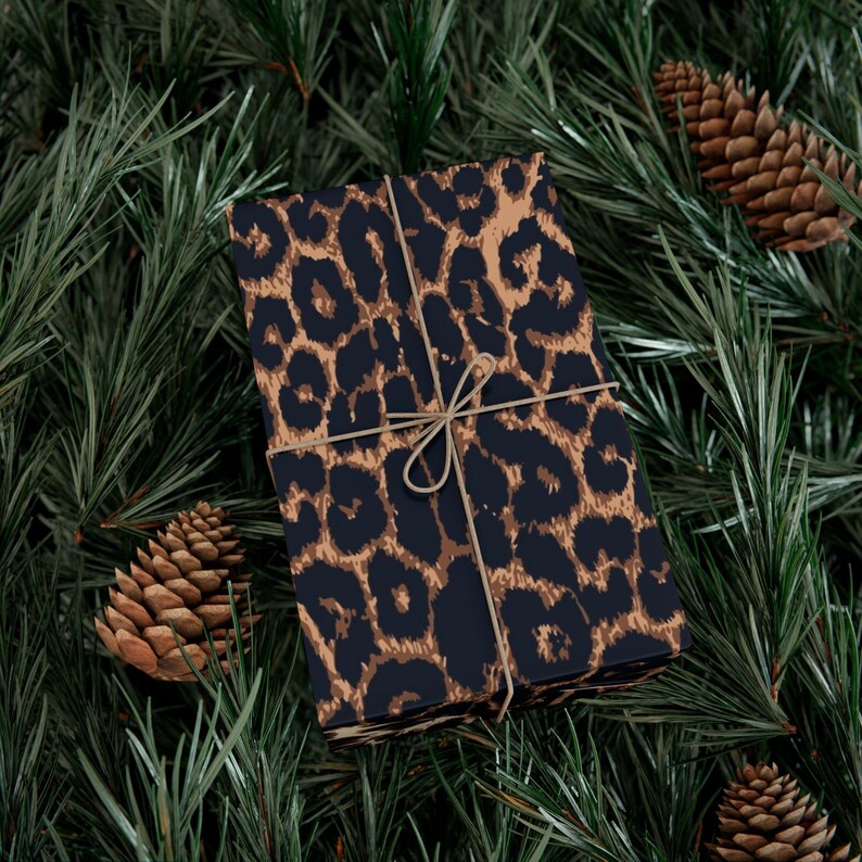 Leopard Print Gift Wrap Papers - Stylish & Trendy Wrapping for Special Occasions Christmas Wrapping Paper image 12