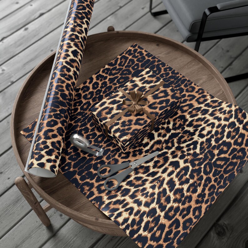 Leopard Print Gift Wrap Papers - Stylish & Trendy Wrapping for Special Occasions Christmas Wrapping Paper image 11
