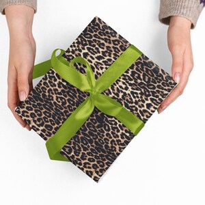 Leopard Print Gift Wrap Papers - Stylish & Trendy Wrapping for Special Occasions Christmas Wrapping Paper image 15