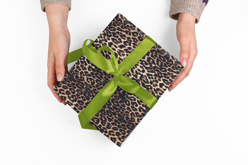 Leopard Print Gift Wrap Papers - Stylish & Trendy Wrapping for Special Occasions Christmas Wrapping Paper image 15