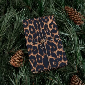 Birthday Present Wrap Leopard Print Paper Holiday Gift Packaging Special Occasion Material Eco Friendly Option Stylish Design Choice Animal Pattern Look Luxury Presentation Ready Satin Finish Available Matte Option Included Wedding Gift