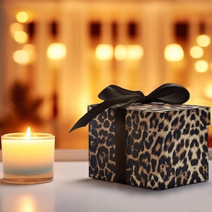 Leopard Print Gift Wrap Papers - Stylish & Trendy Wrapping for Special Occasions Christmas Wrapping Paper image 2